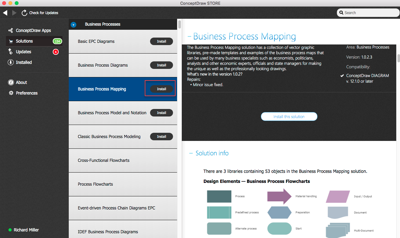 install-conceptdraw-free-solution