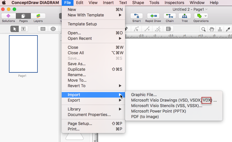 open vsd file in mac