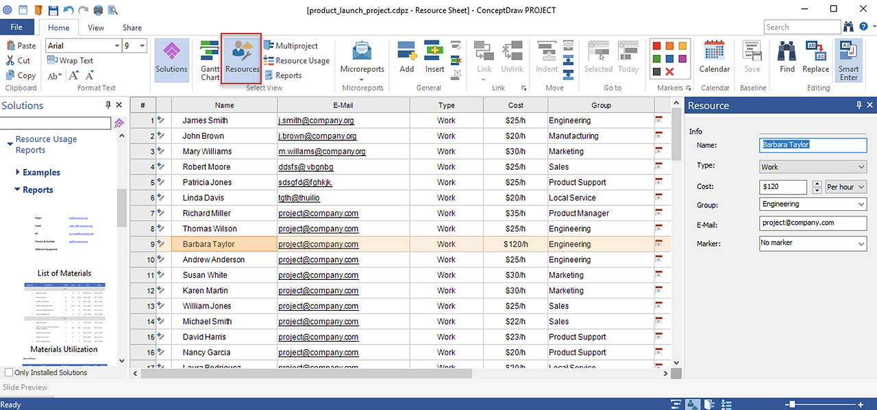 conceptdraw project 7