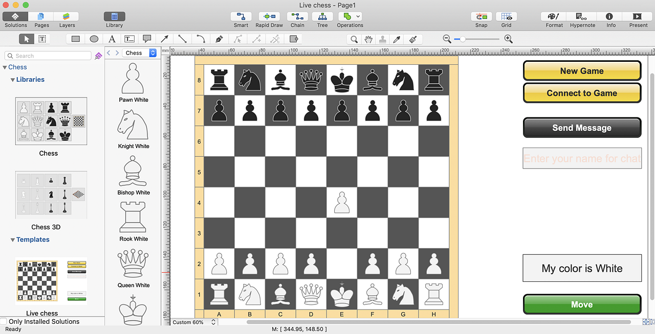 How to play chess at Lichess.