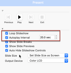 set-conceptdraw-presentation-options