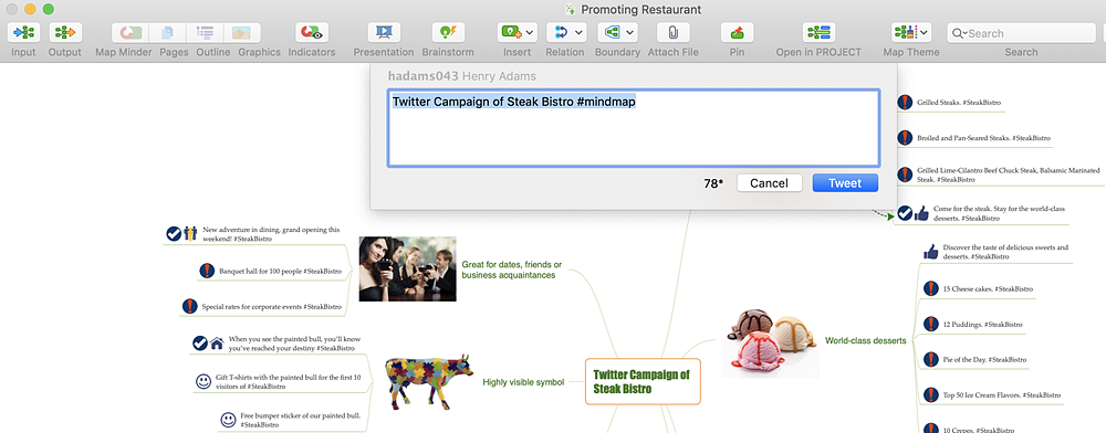 tweet-mind-map