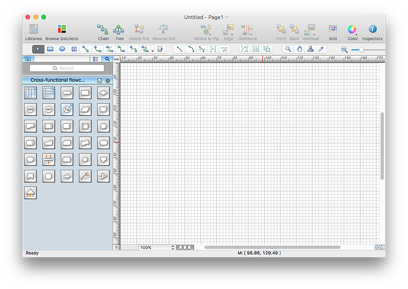 Creating A Cross-Functional Flowchart Using Solution | ConceptDraw HelpDesk