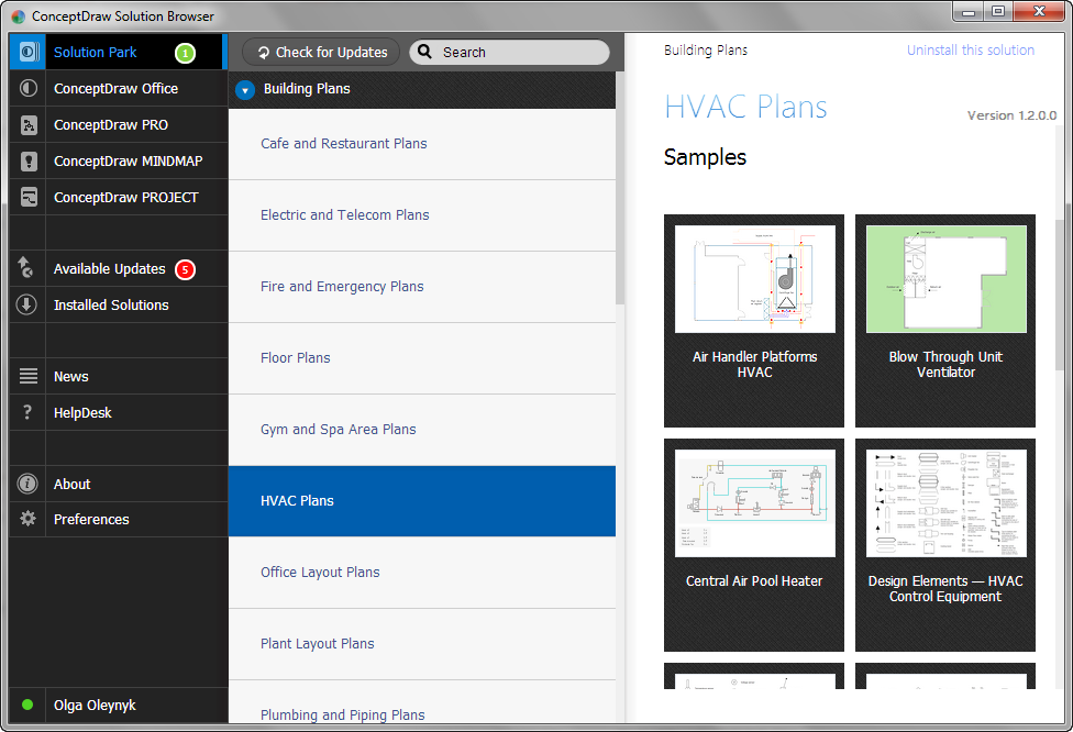 HVAC Plans solution in ConceptDraw STORE