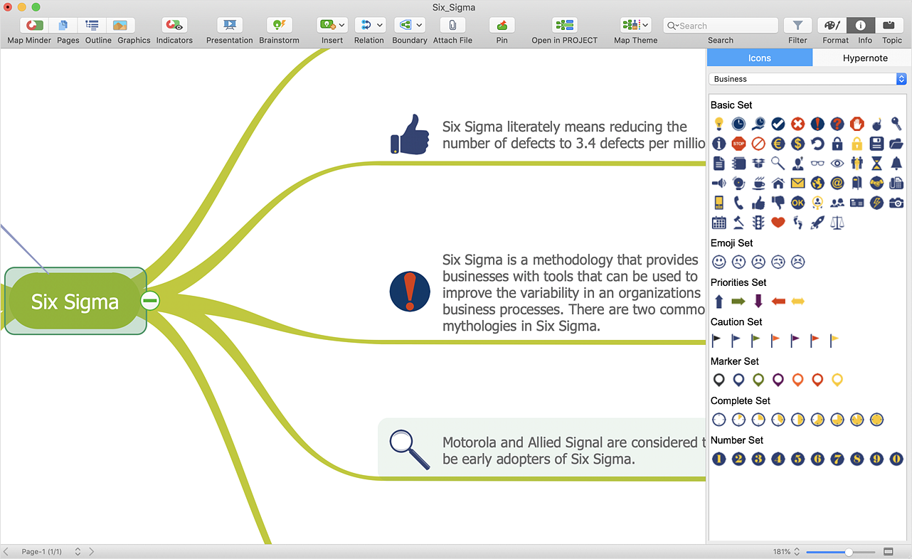 Import a  PowerPoint Presentation to ConceptDraw MINDMAP