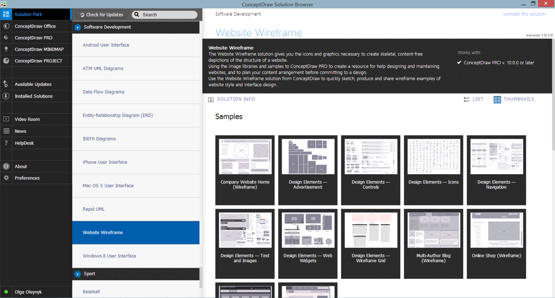 examples of interfaces created with sketch for mac