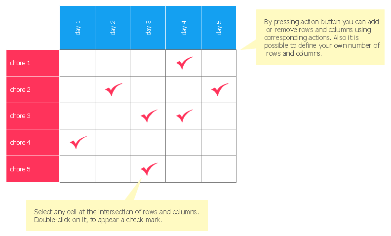 Chore Chart Template