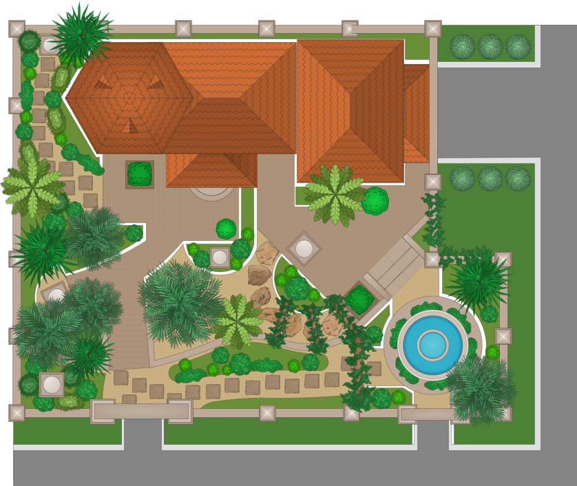 modern garden design plans