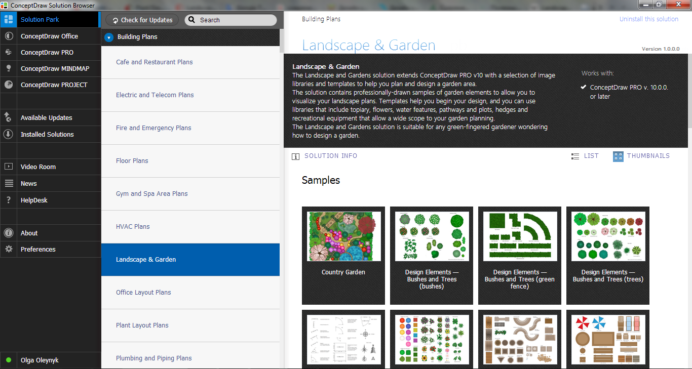 Landscape & Garden Solution in ConceptDraw STORE