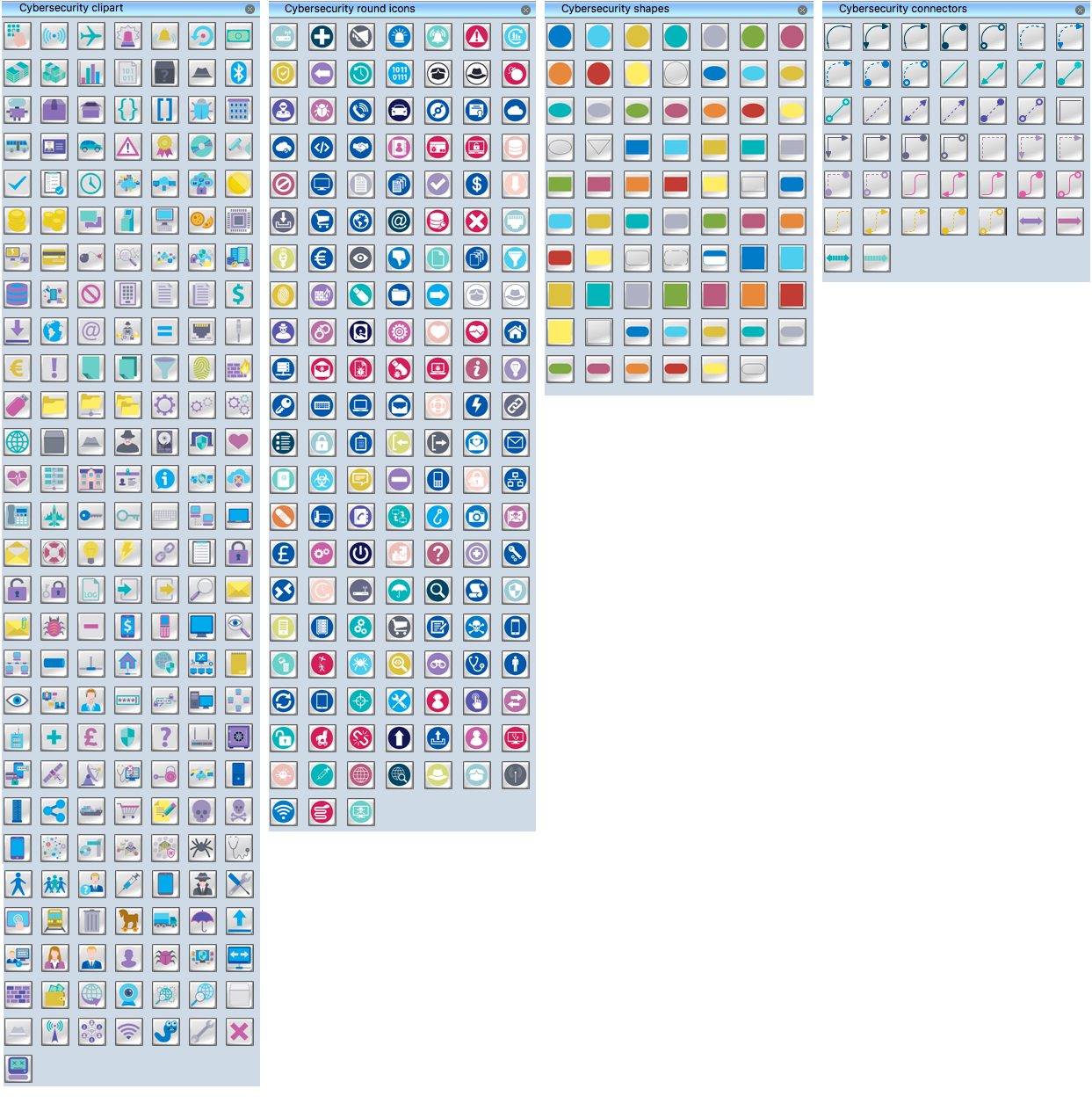 Network Security Diagrams Solution Libraries