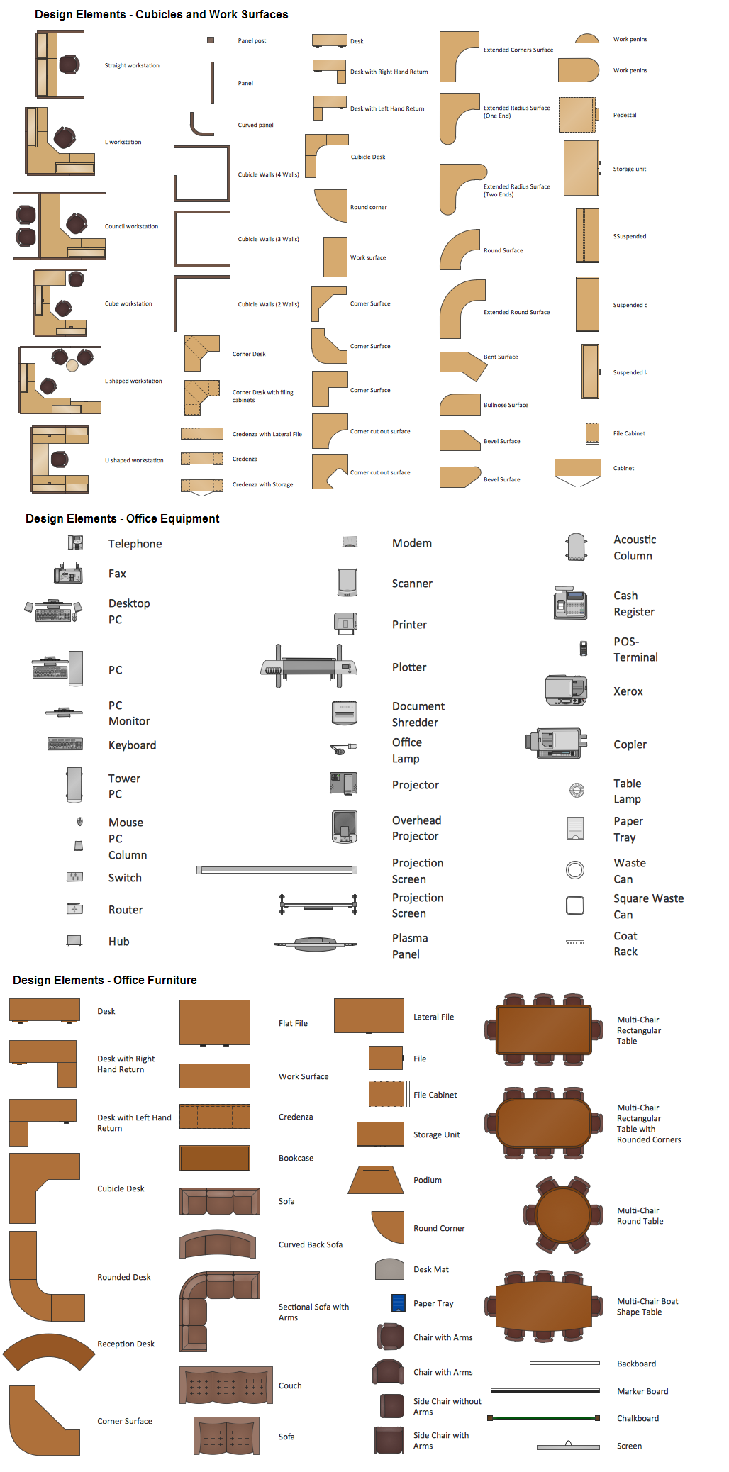 Office Layout Plan Symbols