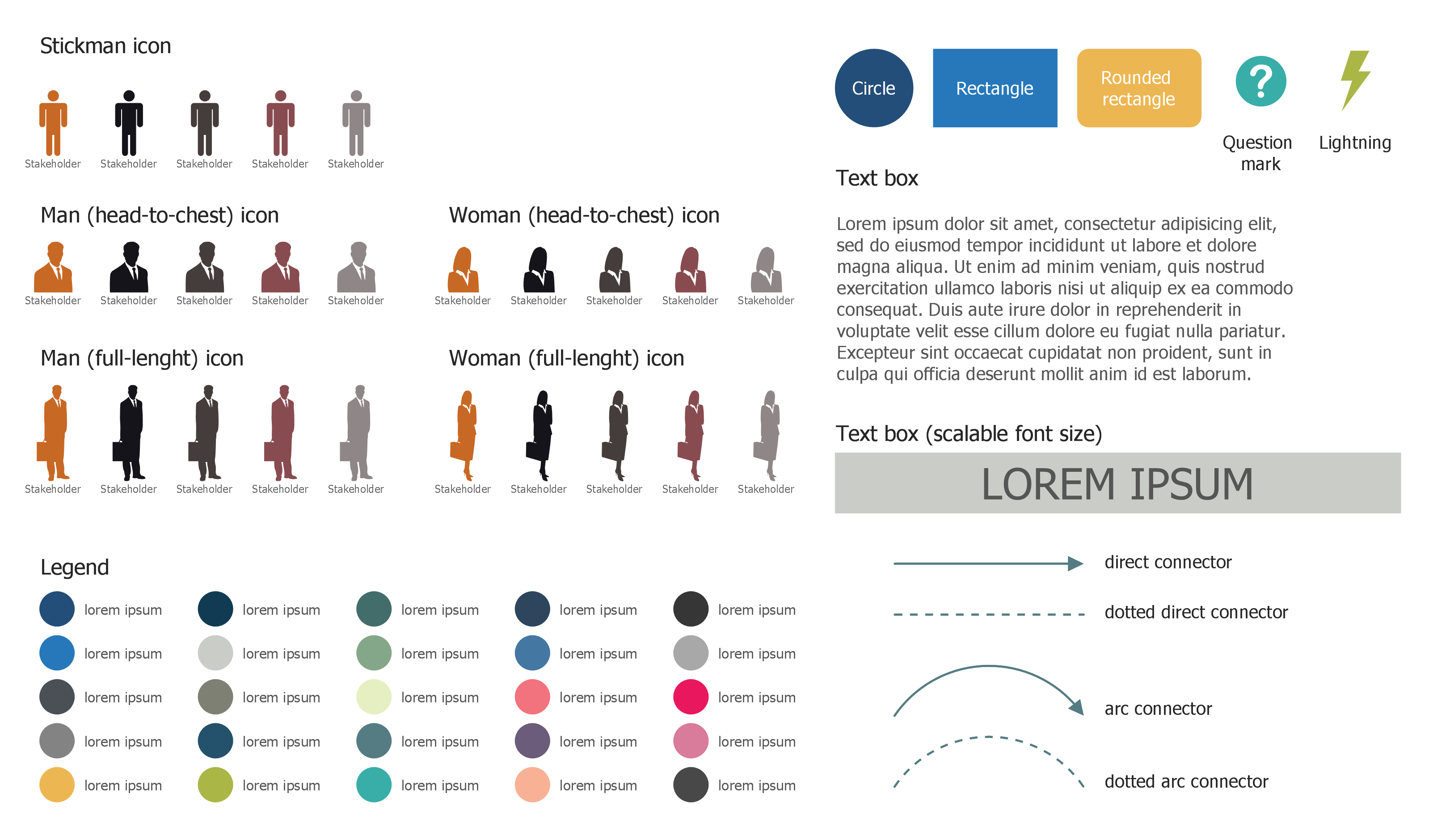 Stakeholder Icons Library