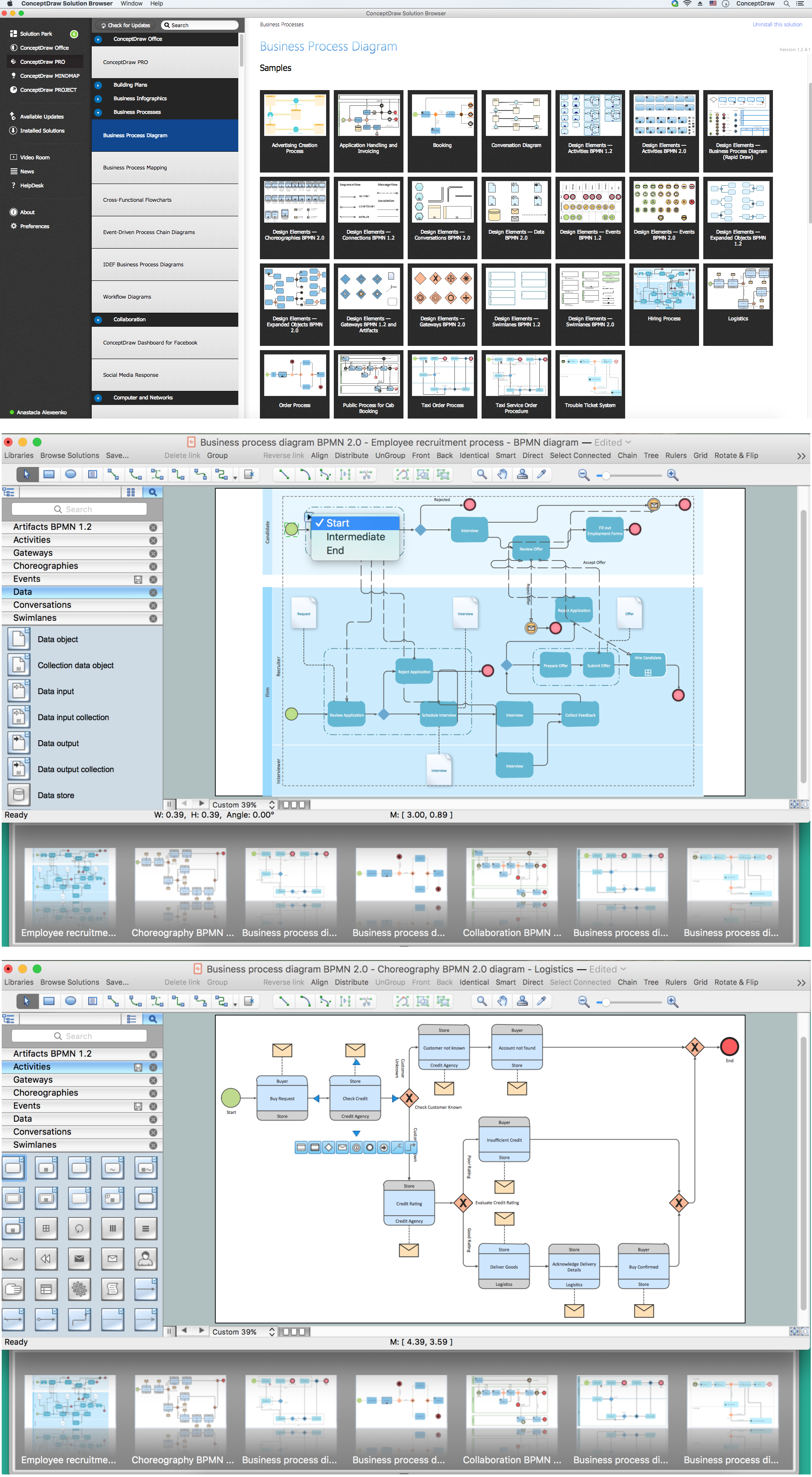 Business Process Diagram Solution