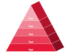 Pyramid diagram isometric