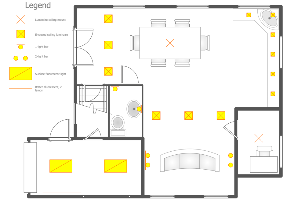Creating A Reflected Ceiling Plan Conceptdraw Helpdesk