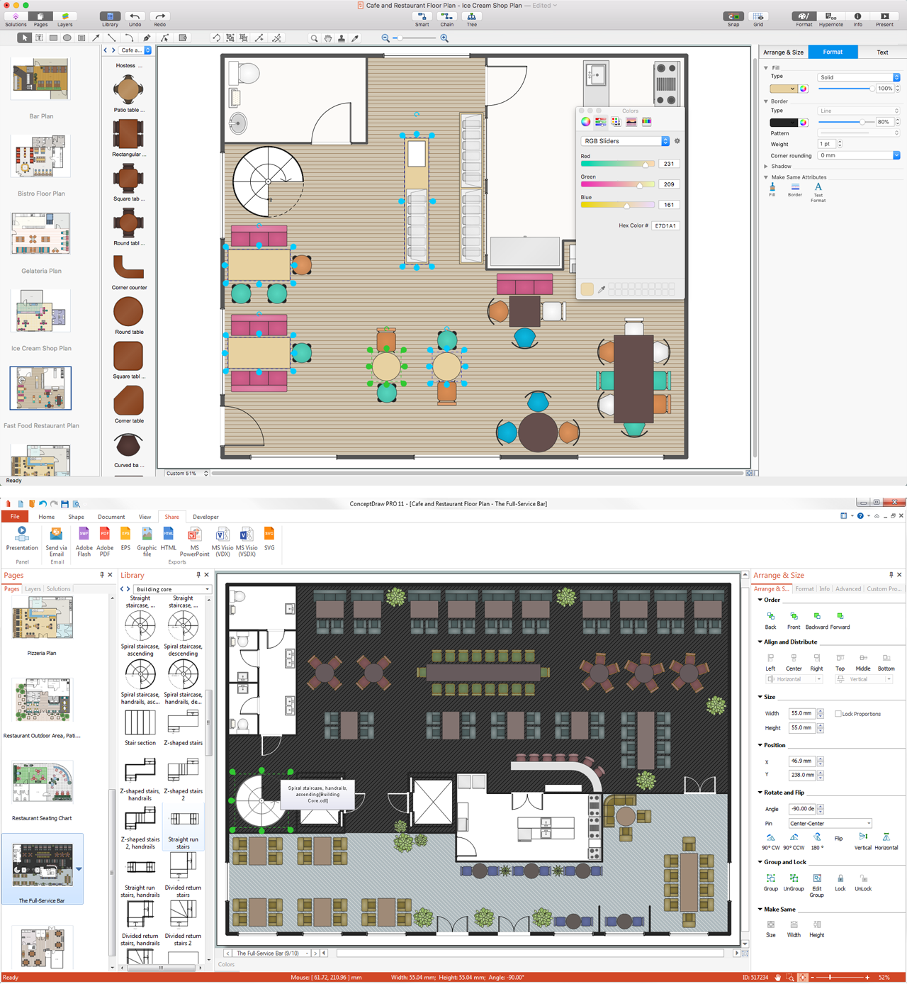 Restaurant Floor Plans