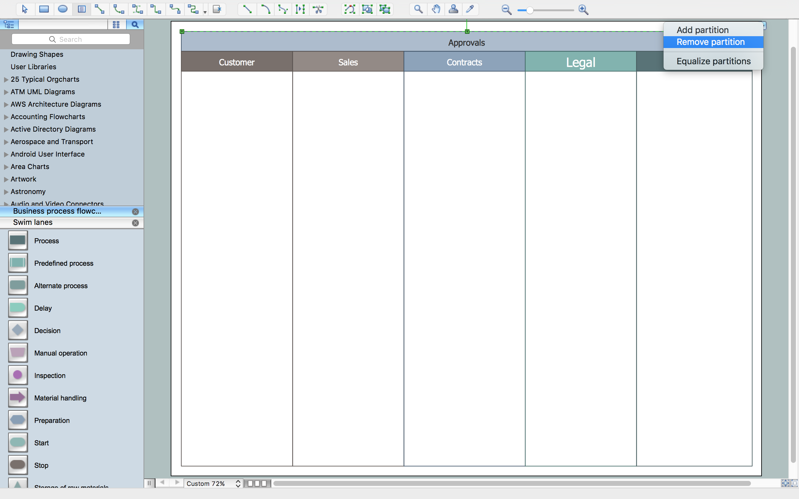 How to Create a Swim Lane Diagram Using ConceptDraw DIAGRAM title=