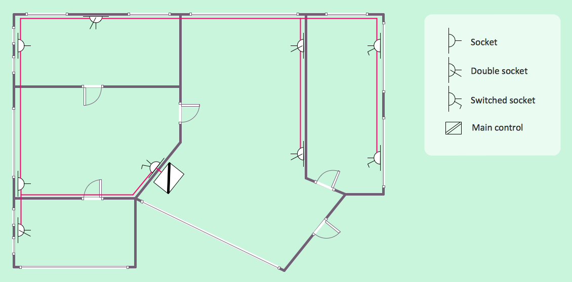 Electrical and Telecom Design House Plan Example