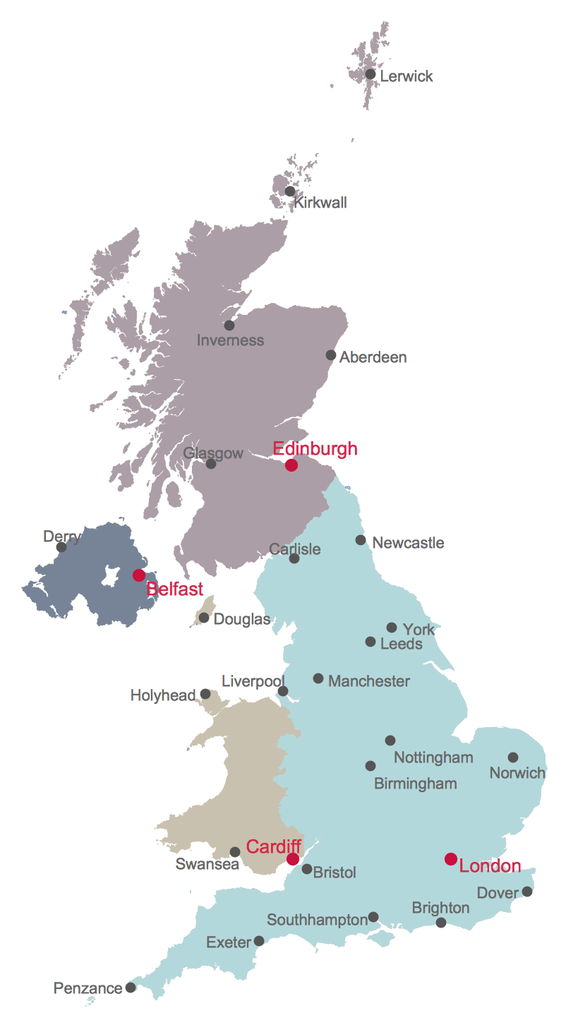 Maps UK Map British Isles Map 