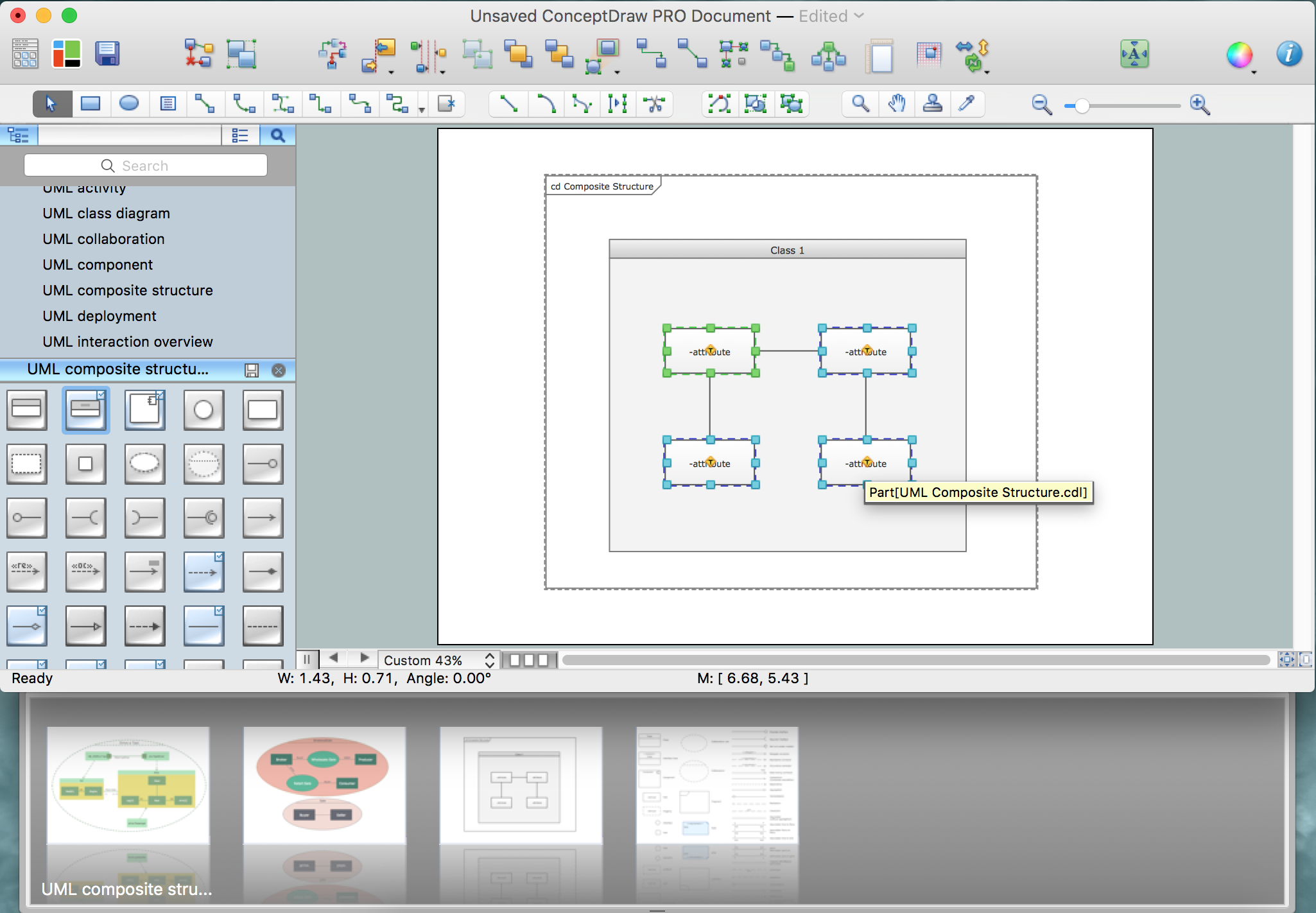 UML Composite Structure Diagram