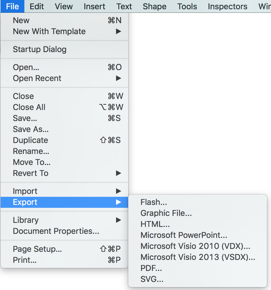 Importing and Exporting MS Visio and ConceptDraw DIAGRAM Files