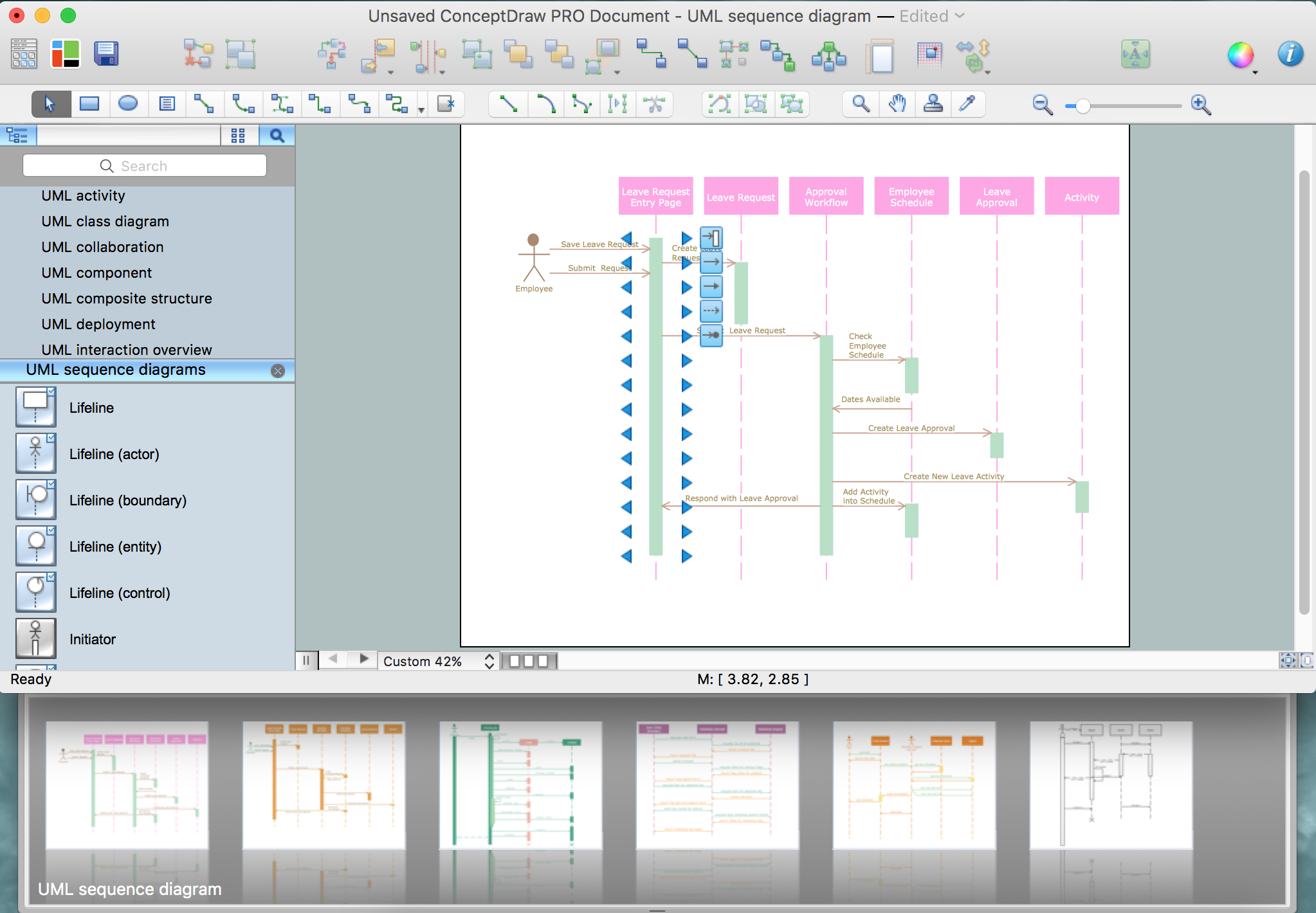 uml sequence diagram software