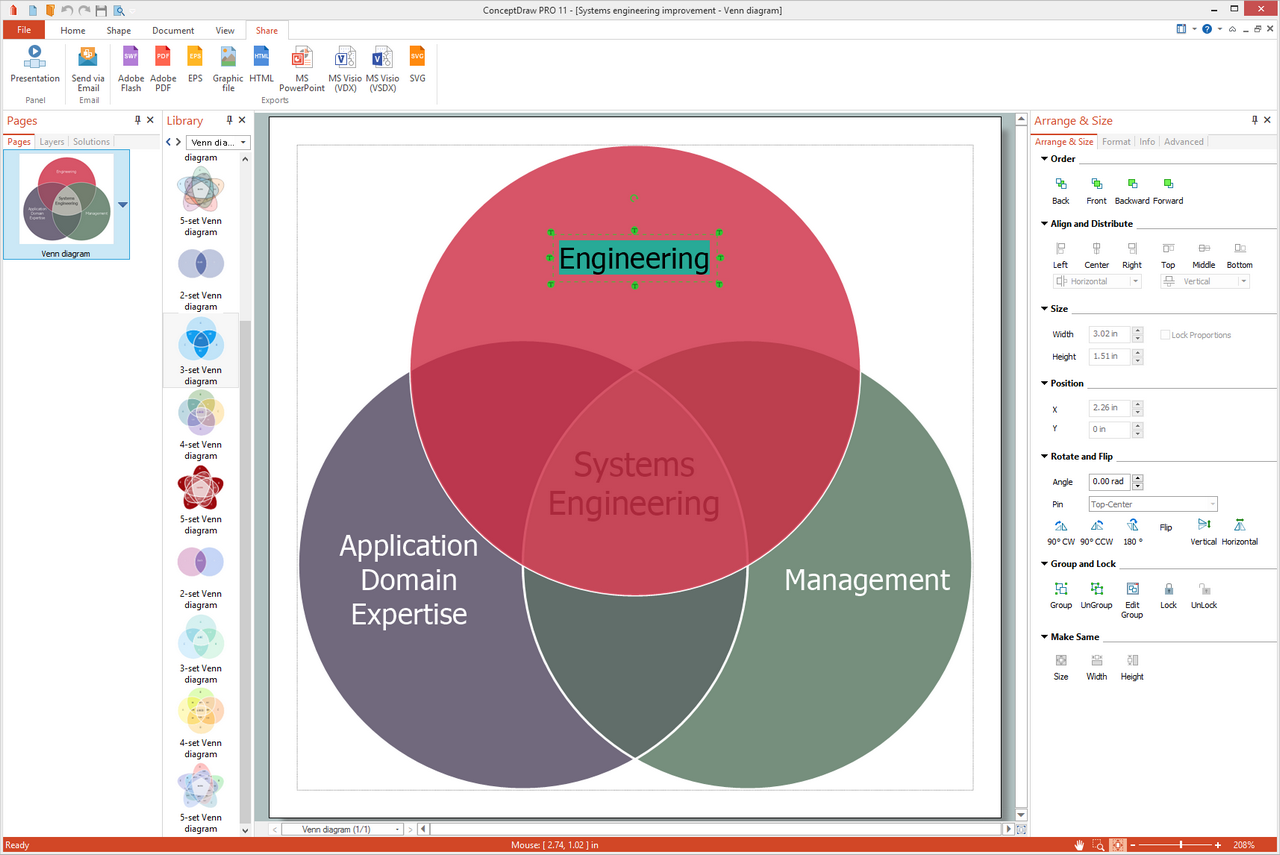 Venn Diagram Problem Solving Example