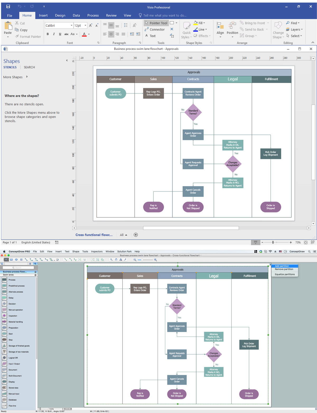 export conceptdraw project as pdf