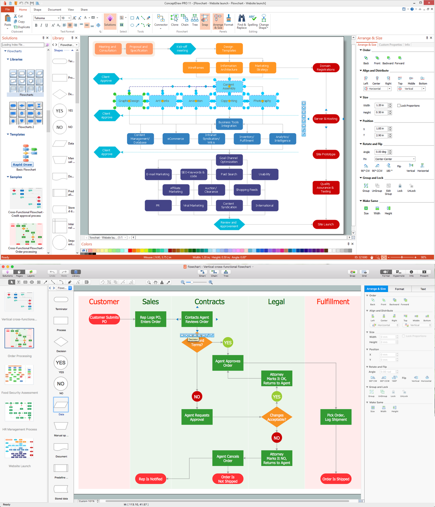 Warehouse Flowchart. Flow chart Example, workflow diagram, process flow ...