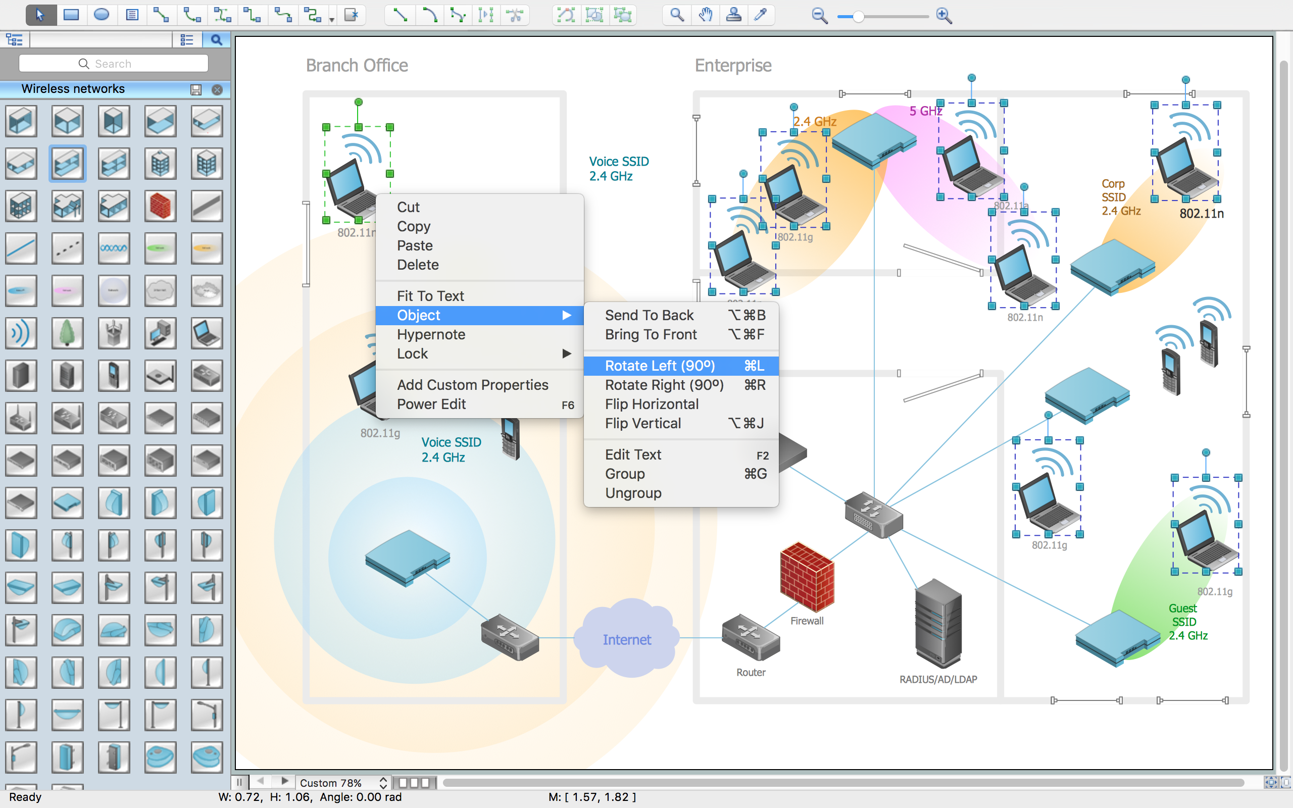 Wireless Network Drawing