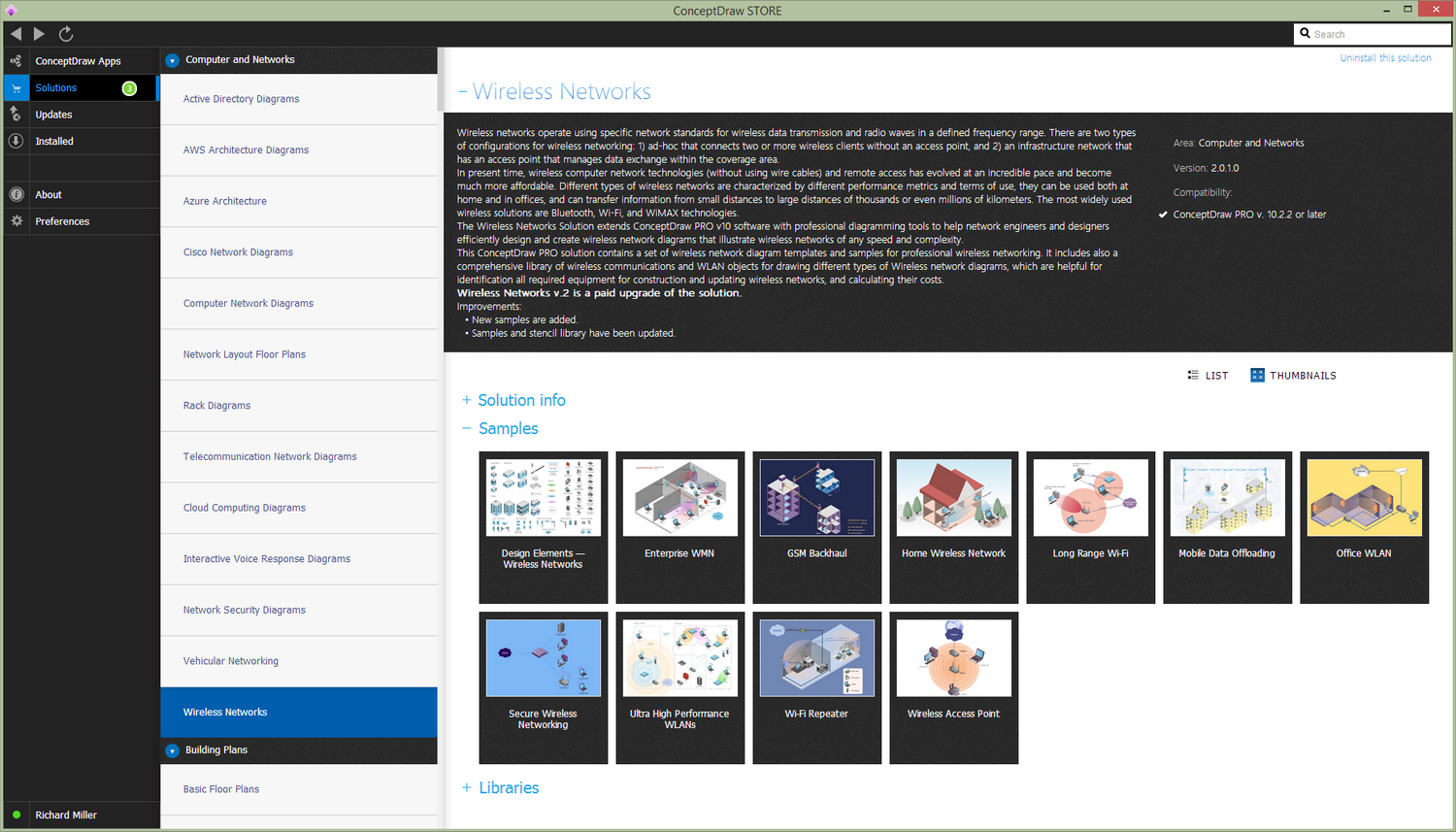 Wireless Networks Solution in ConceptDraw STORE