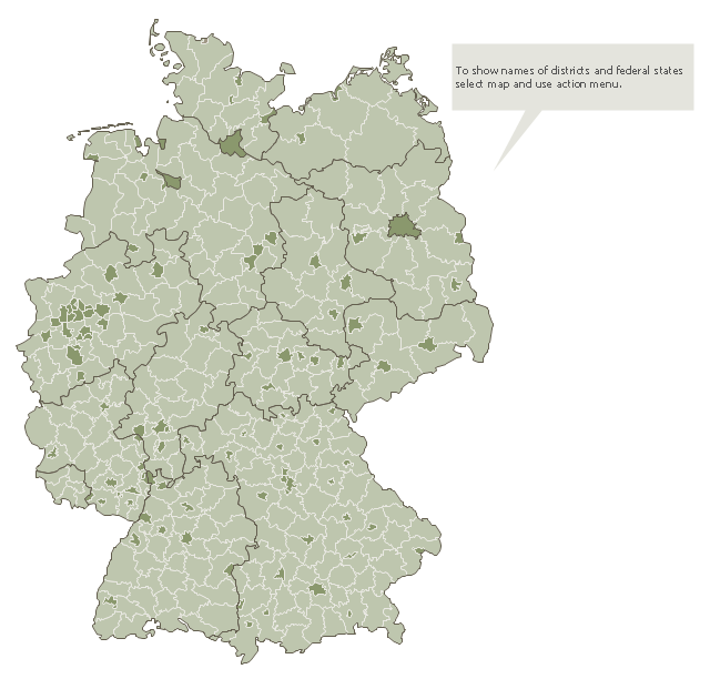 Political map example, callout, Weser-Ems, Thuringia, Thüringen, Schleswig-Holstein, North Rhine-Westphalia, Nordrhein-Westfalen, Lüneburg, Hanover, Hannover, Germany districts, Braunschweig,