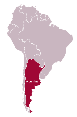 Political map - Argentina in South America, South America, South America map,