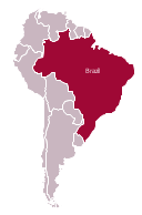Political map - Brazil in South America, South America, South America map,