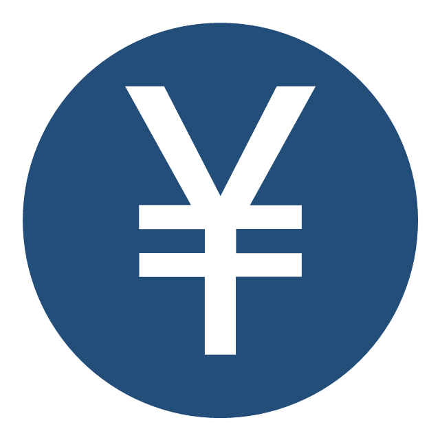 Yen sign, yen sign, drawing shapes,