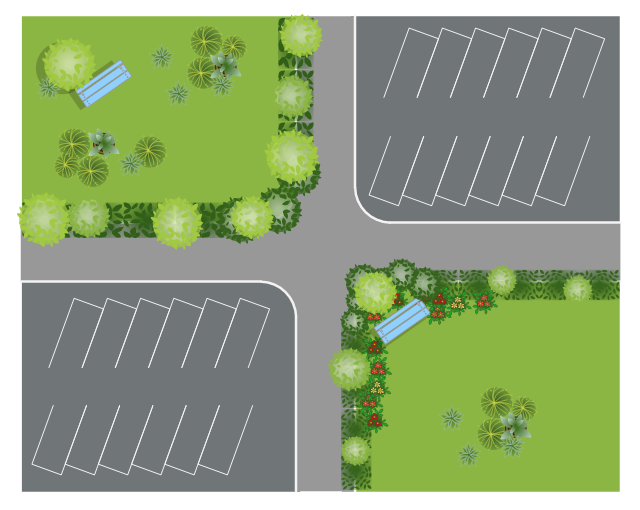 Site Plan Landscape Garden Trees, Grass Tree Landscape Ideas