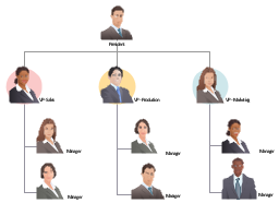Organizational chart, business woman, business man, businessman,