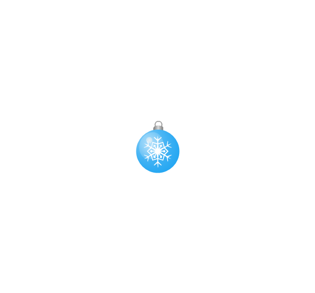 Christmas tree ornament, snowflake, blue, small, snowflake, Christmas tree ornament,