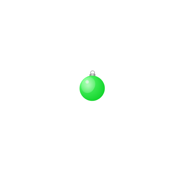 Christmas tree ornament, green, small, Christmas tree ornament,