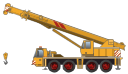 Truck-mounted crane, truck-mounted crane,