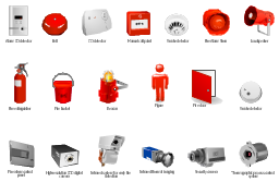 for flowchart those symbols include art, thermographic, smoke Vector process control detector clip system,