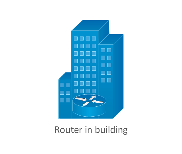 Router in building, router in building,