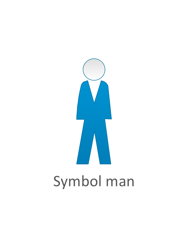 Symbol man, symbol man, standing man,