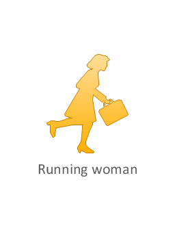 Running woman, running woman,