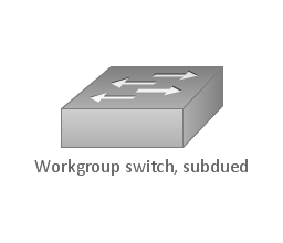Workgroup switch, subdued, workgroup switch,