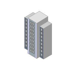 Tower block, high-rise building,