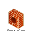 Firewall w/hole, firewall with hole,