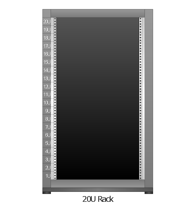 server rack visio stencil
