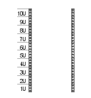 Rack rails (half-width), rack rails,