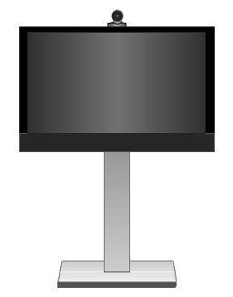 Cisco TelePresence System MX200 42-inch (front), Cisco, telepresence,
